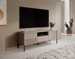 TV-Meubel beige 155x40x54 2 deuren 1 lade, Nieuw, Overige materialen, 25 tot 50 cm, 100 tot 150 cm