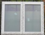 pvc raam , chassis , venster 160 x 125 wit / antraciet 7016, Doe-het-zelf en Bouw, Kunststof, Raamkozijn, Nieuw, Ophalen of Verzenden