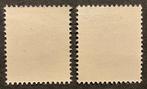 België 1960 - Cijfer op heraldieke leeuw 5c Rood - Opdruk, Gestempeld