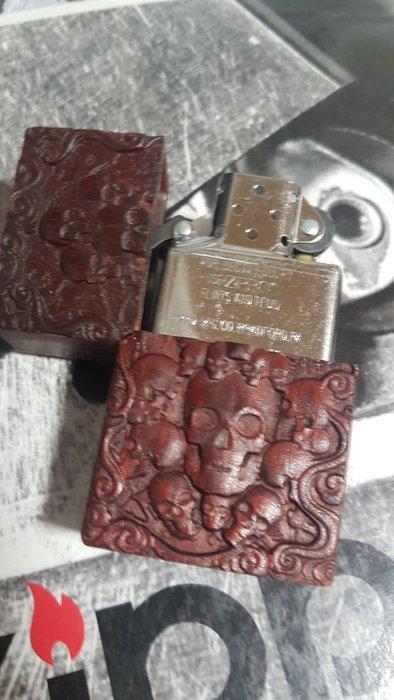 Zippo - Zippo Rarität Skull Totenkopf 3D Emblem natürliches, Collections, Articles de fumeurs, Briquets & Boîtes d'allumettes