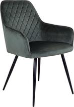 2dekans | House Nordic Harbo Eetkamerstoel Velvet Groen -, Huis en Inrichting, Ophalen of Verzenden, Nieuw