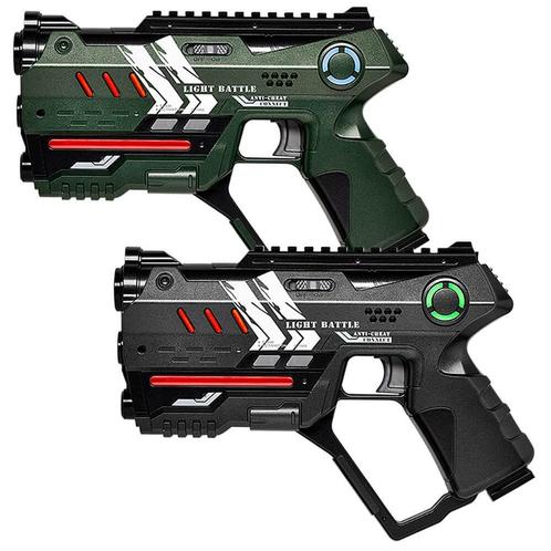 2 Light Battle Connect Anti-cheat laserguns - Metallic, Kinderen en Baby's, Speelgoed | Buiten | Actiespeelgoed, Nieuw, Ophalen of Verzenden