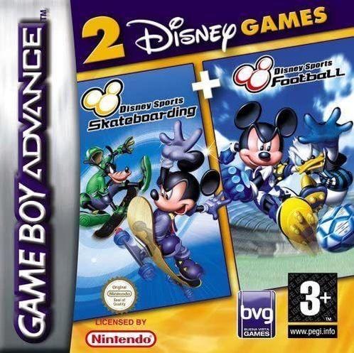2 Disney Sports Games Skateboarding + Football-Standaard, Games en Spelcomputers, Games | Nintendo Game Boy, Ophalen of Verzenden