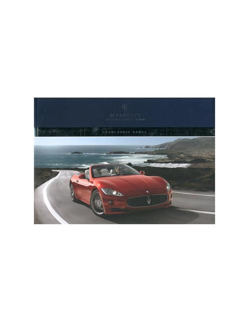 2011 MASERATI GRANCABRIO & SPORT BROCHURE ENGELS, Boeken, Auto's | Folders en Tijdschriften