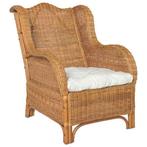 Natuurlijk Rattan Stoel | Tweede Kansje | OP = OP (fauteuil), Huis en Inrichting, Fauteuils, Verzenden, Nieuw, 75 tot 100 cm, 50 tot 75 cm