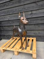 Arnadia - Statue, Bronze: Large Doberman Dog - 70 cm -