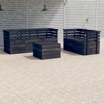 vidaXL 6-delige Loungeset pallet massief grenenhout, Tuin en Terras, Verzenden, Nieuw, Loungeset