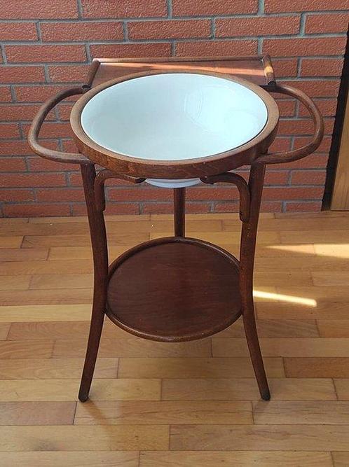 Art Deco Lavabo - Thonet - faggio - gebogen hout, Antiek en Kunst, Kunst | Designobjecten