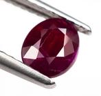 Zonder minimumprijs Robijn - 1.03 ct - Bellerophon Gemlab -, Handtassen en Accessoires, Edelstenen, Nieuw