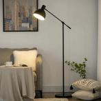Vloerlamp – Flexibel design - Verstelbare zwenkarm - Zwart, Huis en Inrichting, Lampen | Vloerlampen, Ophalen of Verzenden, Nieuw