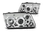 Angel Eyes koplampen Chrome geschikt voor VW Bora, Auto-onderdelen, Nieuw, Volkswagen, Verzenden