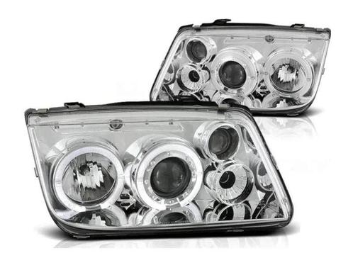 Angel Eyes koplampen Chrome geschikt voor VW Bora, Autos : Pièces & Accessoires, Éclairage, Envoi