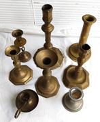 Kaarsenhouder (8) - Brons, Messing, Zinklegering, Peltre