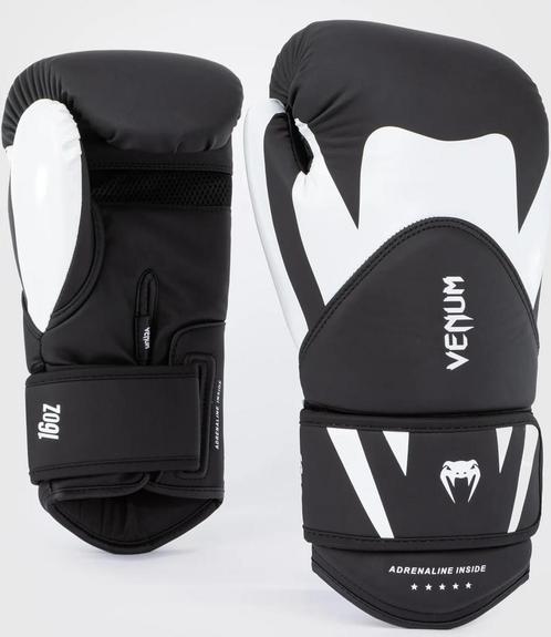 Venum Challenger 4.0 Bokshandschoenen Zwart Wit, Sport en Fitness, Boksen, Bokshandschoenen, Nieuw, Verzenden