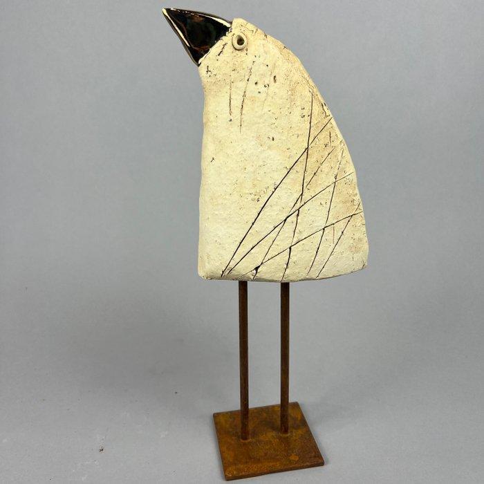 Ewa Budzowska - NO RESERVE- The bird - BIG (decorated 24, Antiek en Kunst, Kunst | Designobjecten
