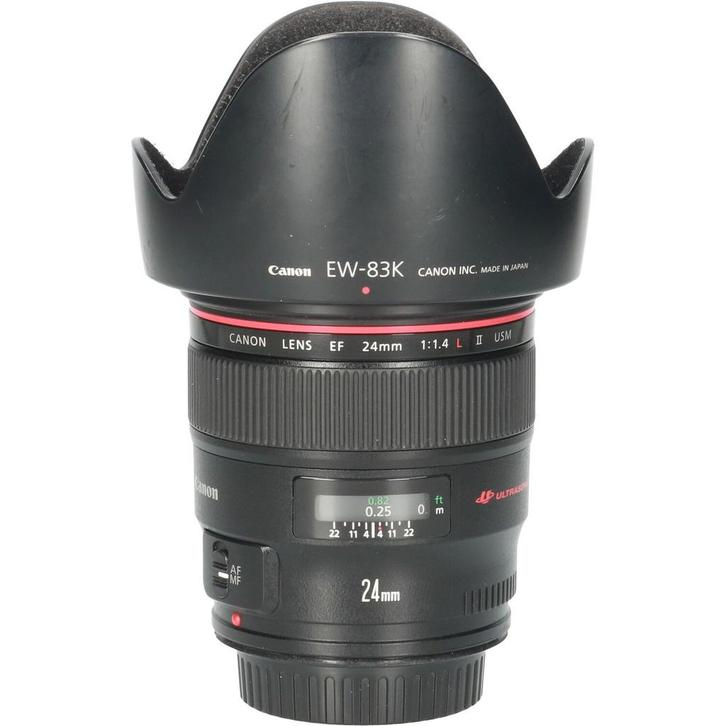 Tweedehands Canon EF 24mm f/1.4L II USM CM5142, TV, Hi-fi & Vidéo, Photo | Lentilles & Objectifs, Enlèvement ou Envoi
