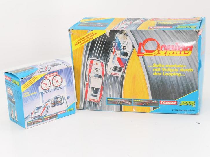 Carrera Servo 140 77546 en 78581 Looping en rondeteller #..., Verzamelen, Spoorwegen en Tram, Overige typen, Gebruikt, Ophalen of Verzenden