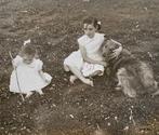 Richard Avedon - Liza Minnelli and sister Lorna with dog.