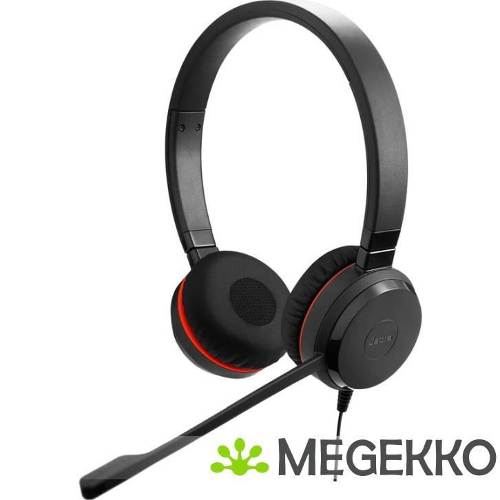 Jabra Evolve 20SE MS Stereo Bedrade Headset, Computers en Software, Overige Computers en Software, Nieuw, Verzenden