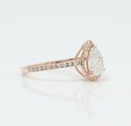Verlovingsring - 14 karaat Roségoud - 0.96ct. tw. Diamant