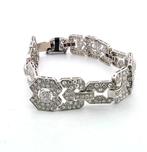 Armband Platina - 7.50ct. tw. Diamant (Natuurlijk) - Diamant, Handtassen en Accessoires, Nieuw