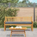 vidaXL Pallet Kussen Set 2 pcs Antraciet 200 x 40 x 8 cm, Verzenden, Nieuw