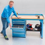 Datona Werkbank PRO met bamboe werkblad en 6 lades - 150 cm, Doe-het-zelf en Bouw, Ophalen of Verzenden, Nieuw
