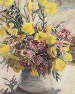 F. Roland (1892-1982) - Still life with yellow and pink