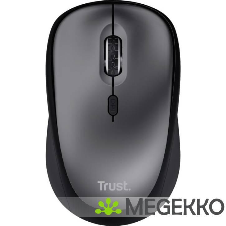 Trust Yvi+ Silent Draadloze Zwarte Muis, Computers en Software, Overige Computers en Software, Nieuw, Verzenden