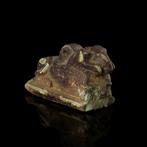 Oude Egypte, late periode Faience Ramfiguur van Harsaphes