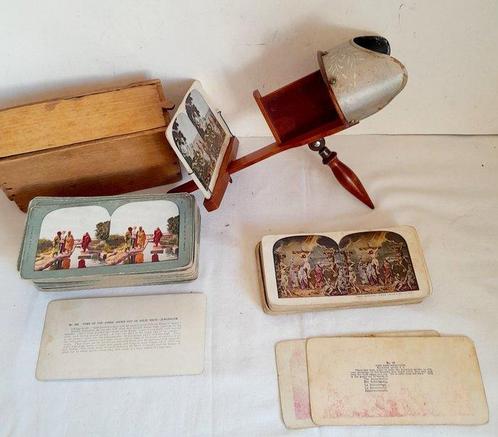 handmade 1904 Visionneuse stéréo, Verzamelen, Foto-apparatuur en Filmapparatuur