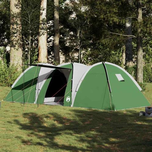 vidaXL Koepeltent 8-persoons waterdicht groen, Caravanes & Camping, Tentes, Envoi