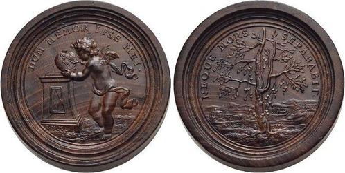 Brettstein o Jahr um 1700 Gelegenheitsmedaille, Postzegels en Munten, Penningen en Medailles, Verzenden