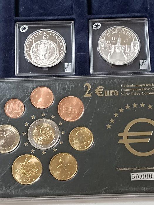 Italië. Series 1 Cent - 2 Euro / 10 Euro Various Years (3, Postzegels en Munten, Munten | Europa | Euromunten
