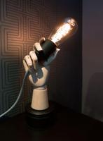 Caroline Schilling - Lamp - Staal, Hout, Glas, Textiel -, Antiek en Kunst