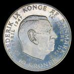 Danemark. Margrethe II. 10 Kroner 1972 / Throne Accession -, Gestempeld