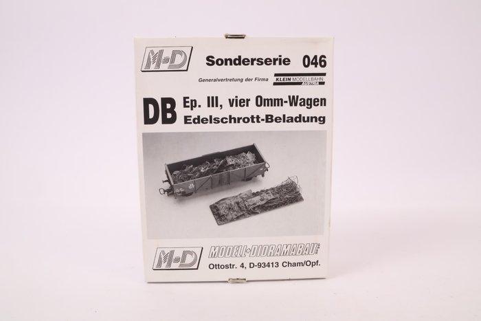 M+D Modell H0 - 046 - Modeltrein goederenwagonset (1) - Vier, Hobby en Vrije tijd, Modeltreinen | H0