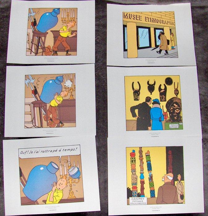 Ensemble de 15 tirés à part des albums de Tintin,, Boeken, Stripverhalen