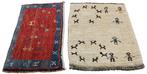 Gabbeh - Vloerkleed - 90 cm - 60 cm - 2X Moderne Indo Tapijt, Nieuw