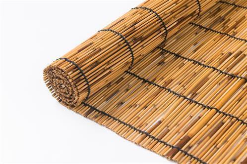 Rolgordijn donker riet 140 x 220 cm, Huis en Inrichting, Stoffering | Gordijnen en Lamellen, Verzenden
