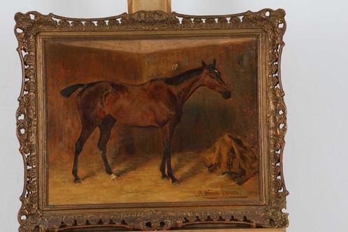 Adrian Jones (1845-1938) - Paard, Antiek en Kunst, Kunst | Schilderijen | Klassiek