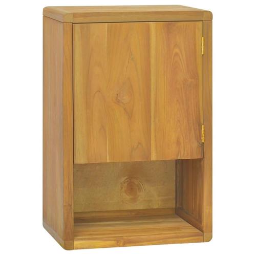 vidaXL Badkamerwandkast 45x30x70 cm massief teakhout, Huis en Inrichting, Kasten | Overige, Nieuw, Verzenden