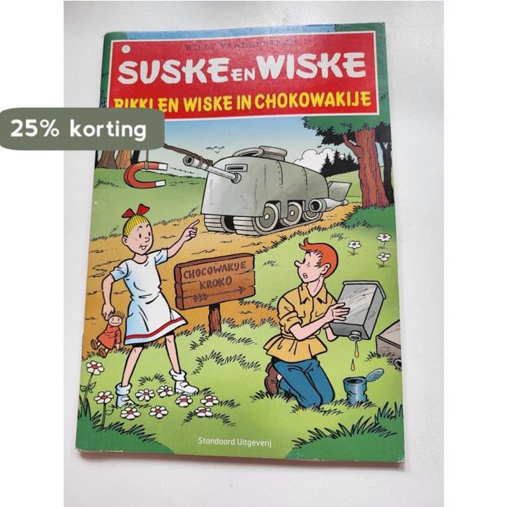 Rikki en Wiske in Chocowakije speciale editie formaat A5, Boeken, Overige Boeken, Gelezen, Verzenden