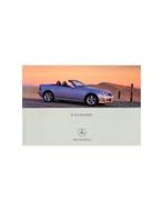 2001 MERCEDES BENZ SLK BROCHURE NEDERLANDS, Boeken, Nieuw