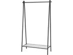 Veiling - Kledingrek ijzer zwart 92,5 x 33,5 x 153 cm
