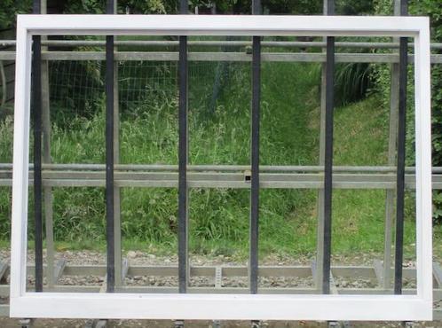 meranti houten raam , chassis , venster 183 x 134, Doe-het-zelf en Bouw, Raamkozijnen en Schuifdeuren, Inclusief glas, Nieuw, Hout
