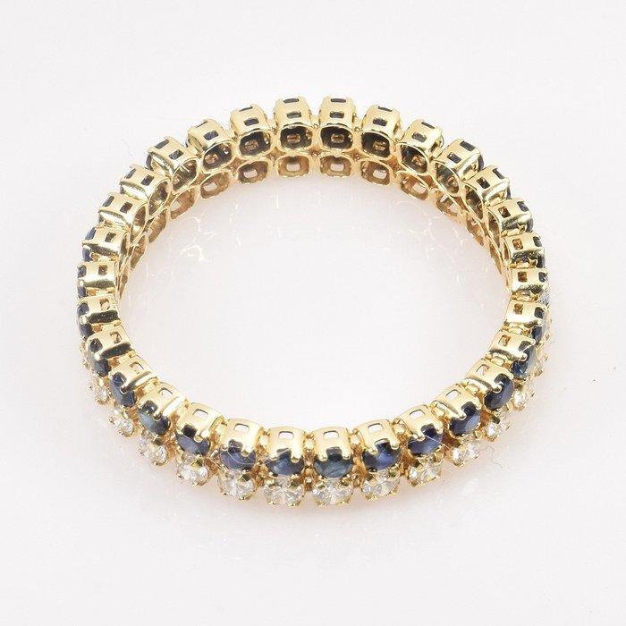 Zonder minimumprijs - Ring - 14 karaat Geel goud - 1.47ct., Handtassen en Accessoires, Ringen