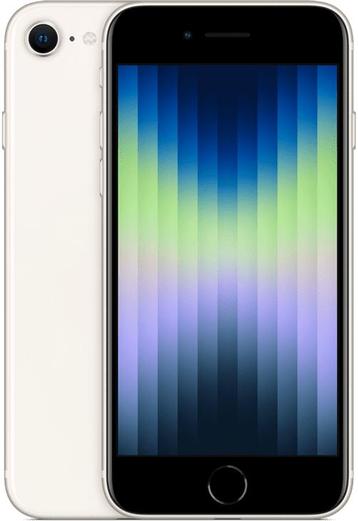 Nieuwstaat Apple iPhone SE (model 2022) wit 64GB + 12 beschikbaar voor biedingen
