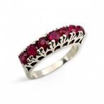 Sans prix de réserve - Bague Argent - Ruby (Certified)