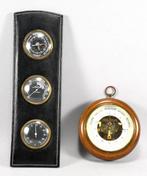 Barometer (2) - Hout, Messing - Weerstation Barometer, Antiek en Kunst, Curiosa en Brocante